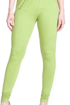  Lyra parrot Green Free Size Churidar Leggings