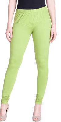 Lyra parrot Green Free Size Churidar Leggings 1