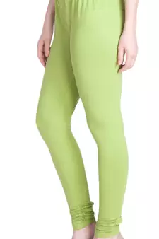  Lyra parrot Green Free Size Churidar Leggings
