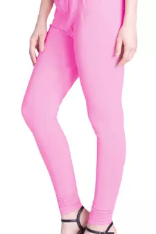  Lyra Light pink Free Size Churidar Leggings