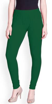  Lyra Rama Green Free Size Churidar Leggings 1