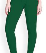  Lyra Rama Green Free Size Churidar Leggings