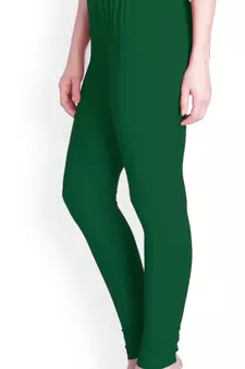  Lyra Rama Green Free Size Churidar Leggings