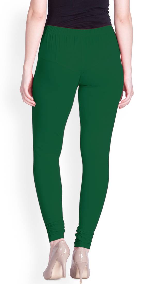  Lyra Rama Green Free Size Churidar Leggings