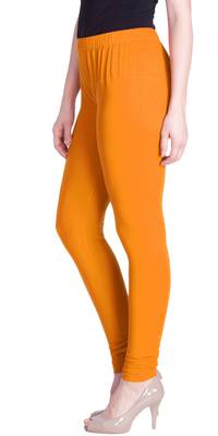  Lyra Mustard Free Size Churidar Leggings 3