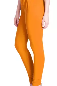  Lyra Mustard Free Size Churidar Leggings
