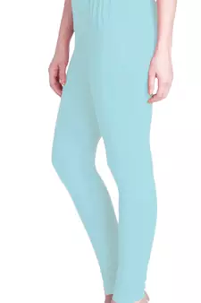  Lyra Sky blue Free Size Churidar Leggings