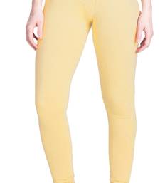  Lyra Light lemon Free Size Churidar Leggings