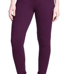  Lyra M Purple Free Size Churidar Leggings