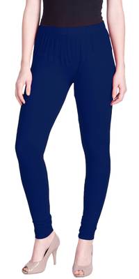  Lyra True blue Free Size Churidar Leggings 1