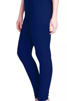  Lyra True blue Free Size Churidar Leggings