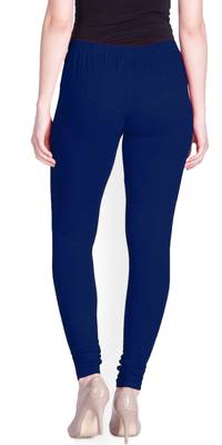  Lyra True blue Free Size Churidar Leggings 4