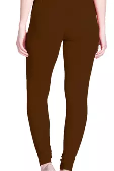  Lyra M brown Free Size Churidar Leggings