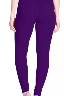  Lyra Purple heart Free Size Churidar Leggings