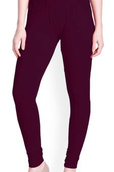  Lyra Dark violet Free Size Churidar Leggings