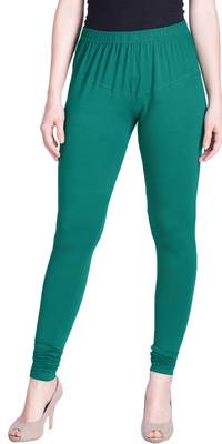  Lyra Dz Green Free Size Churidar Leggings 1