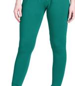 Lyra Dz Green Free Size Churidar Leggings