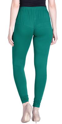  Lyra Dz Green Free Size Churidar Leggings 4