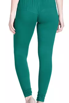  Lyra Dz Green Free Size Churidar Leggings