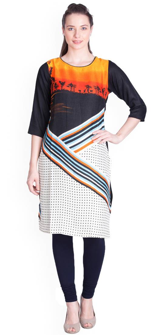  Lyra Navy blue Free Size Churidar Leggings