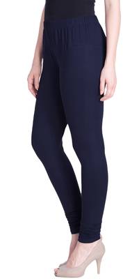  Lyra Navy blue Free Size Churidar Leggings 3