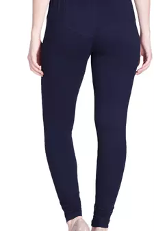  Lyra Navy blue Free Size Churidar Leggings