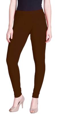  Lyra Hot Chocolate Free Size Churidar Leggings 1