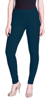  Lyra Moonlight Blue Free Size Churidar Leggings 1