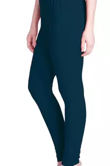  Lyra Moonlight Blue Free Size Churidar Leggings