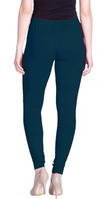  Lyra Moonlight Blue Free Size Churidar Leggings 4