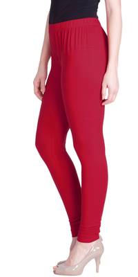  Lyra light Fuchsia Free Size Churidar Leggings 3