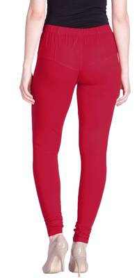  Lyra light Fuchsia Free Size Churidar Leggings 4