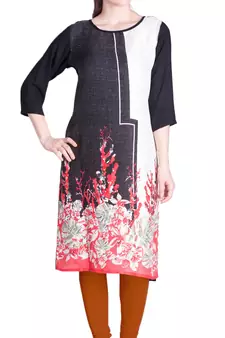  Lyra Dark Rust Free Size Churidar Leggings