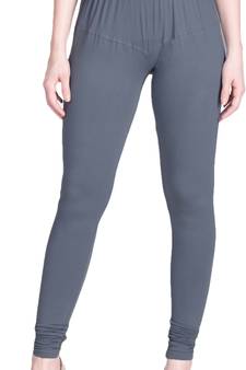  Lyra Steel Grey Free Size Churidar Leggings