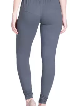  Lyra Steel Grey Free Size Churidar Leggings