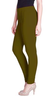  Lyra Chatni green Free Size Churidar Leggings 3