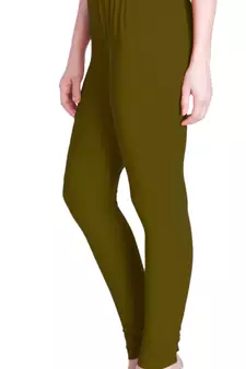  Lyra Chatni green Free Size Churidar Leggings