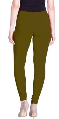  Lyra Chatni green Free Size Churidar Leggings 4