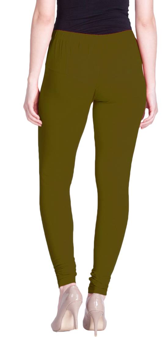  Lyra Chatni green Free Size Churidar Leggings