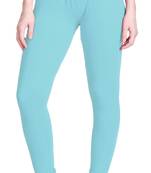  Lyra powder green Free Size Churidar Leggings