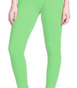  Lyra pista green Free Size Churidar Leggings