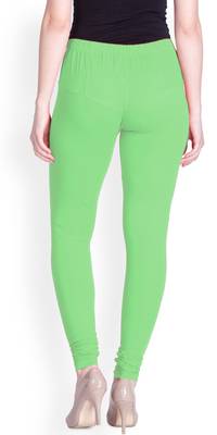  Lyra pista green Free Size Churidar Leggings 4
