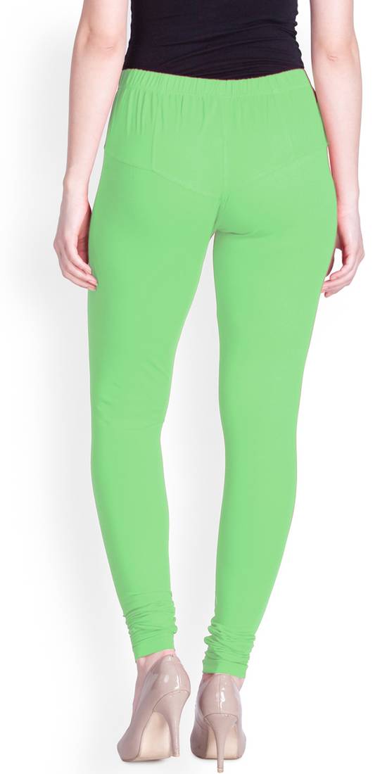  Lyra pista green Free Size Churidar Leggings