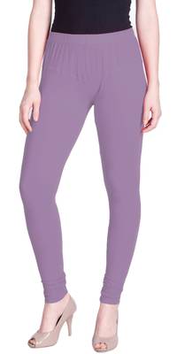  Lyra light lavender Free Size Churidar Leggings 1