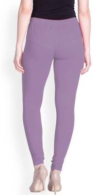  Lyra light lavender Free Size Churidar Leggings 4