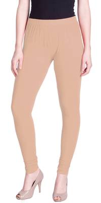  Lyra Peach Free Size Churidar Leggings 1