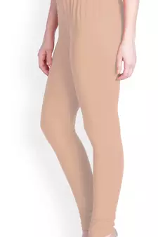  Lyra Peach Free Size Churidar Leggings