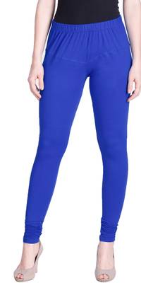  Lyra Ink Blue Free Size Churidar Leggings 1