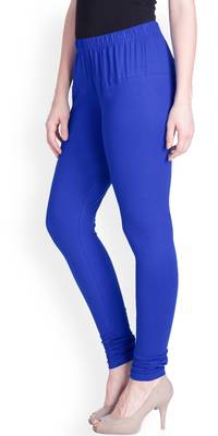  Lyra Ink Blue Free Size Churidar Leggings 3
