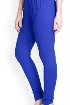  Lyra Ink Blue Free Size Churidar Leggings
